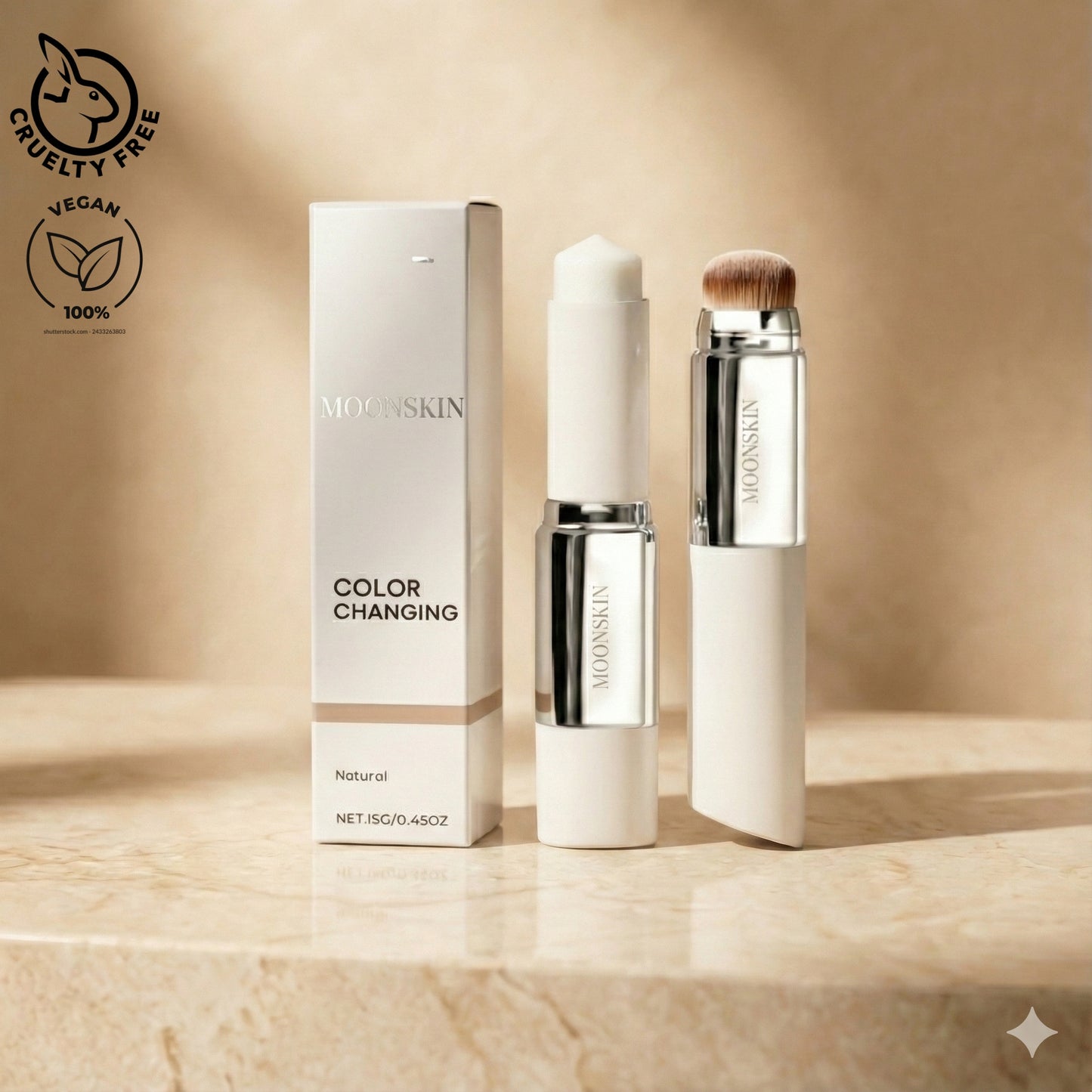 MOONSKIN™ Fond de teint coréen auto-adaptatif